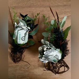 Custom Cash Petal Rose Corsage And Boutonniere